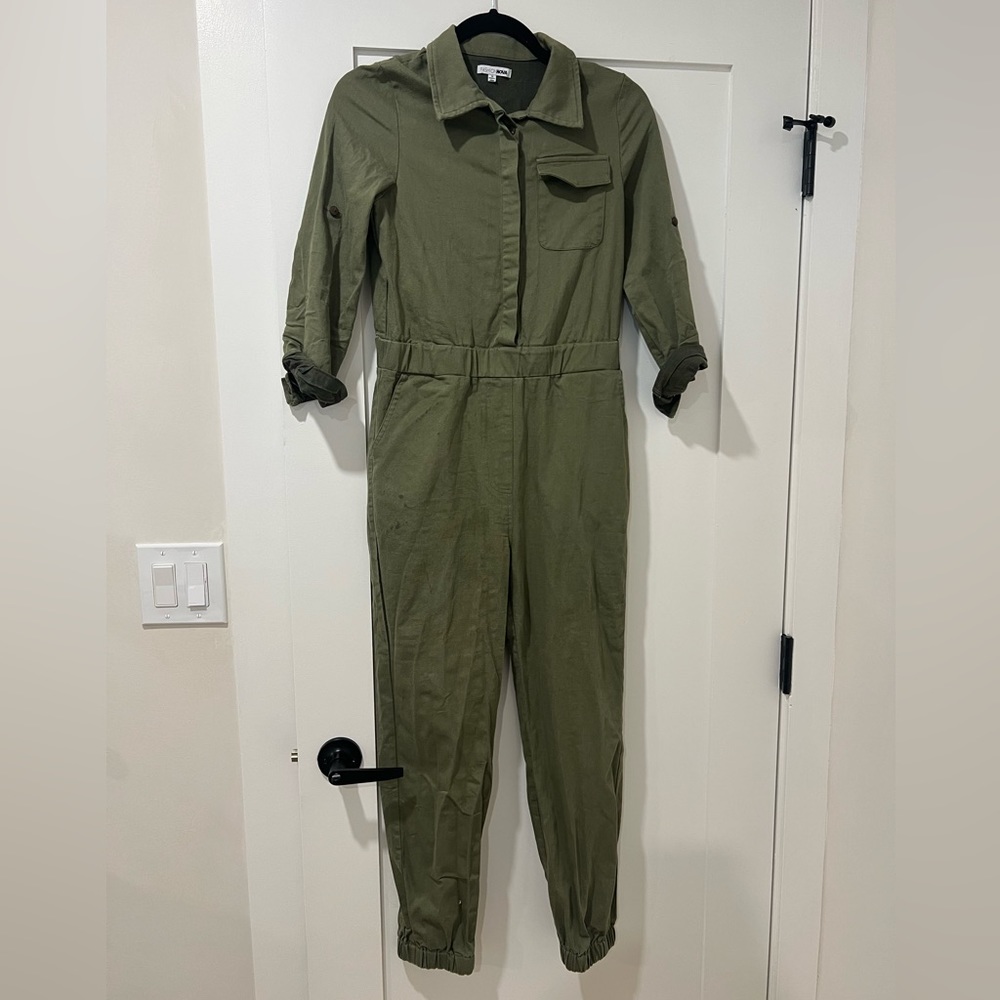 Fashion nova olive jumpsuit